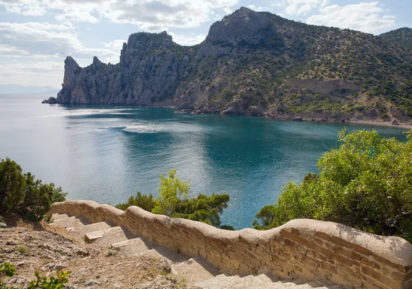 Fantástica bahía de la reserva "Novyj Svit" — Foto de Stock
