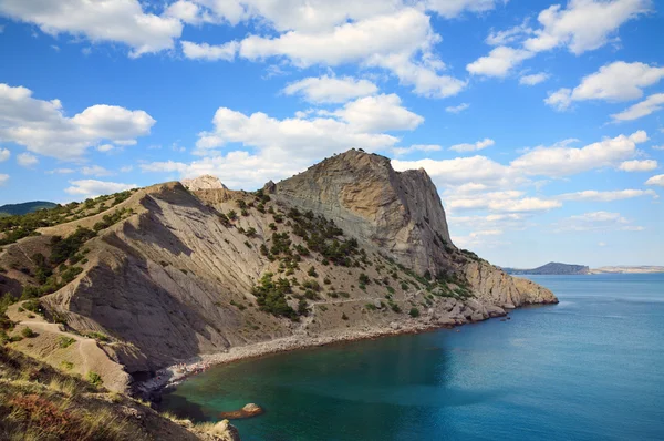 Eine Aus Einer Phantasievollen Bucht Des Reservats Novyj Svit Krim — Stockfoto