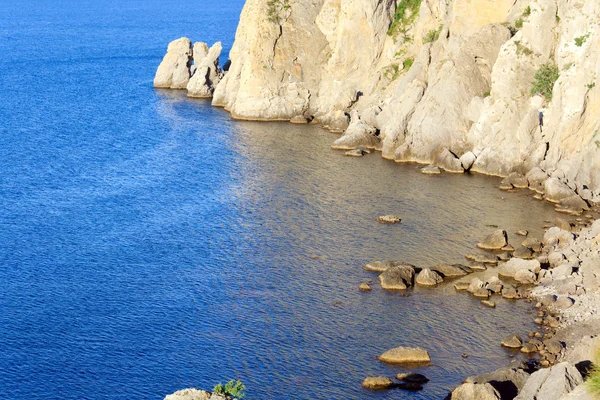 Summer Rocky Coastline Novyj Svit Reserve Crimea Ukraine — Stock Photo, Image
