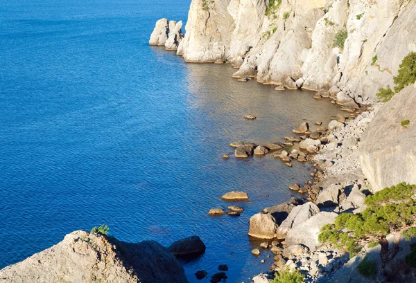 Coasta Stâncoasă Vară Rezervația Novyj Svit Crimeea Ucraina — Fotografie, imagine de stoc