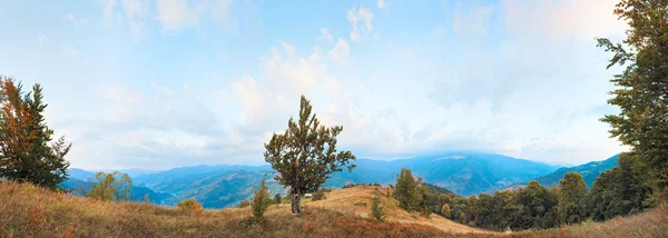 Όμορφο Πρωινό Φθινόπωρο Βουνό Χώρα Πανόραμα Καρπάθια Mount Ουκρανία Έξι — Φωτογραφία Αρχείου