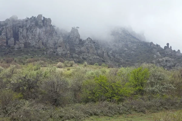 Felsigen Berg Demerdzhi Berg Krim Ukraine — Stockfoto