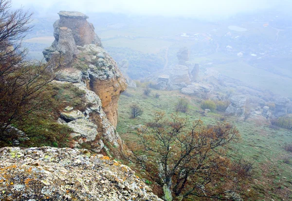 Βραχώδες Βουνό Demerdzhi Όρος Κριμαία Ουκρανία — Φωτογραφία Αρχείου