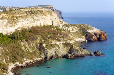 phiolent cape (Kırım, Ukrayna kıyı rock görünümünden)