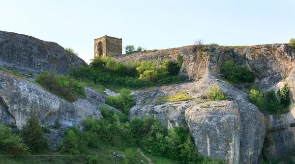 Small Stony Bower Rock Ancient Cave Settlement Eski Kermen Crimea — Stock Photo, Image