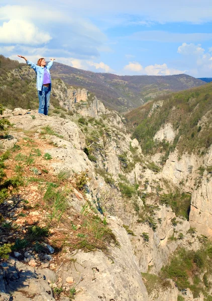 Primavera Grande Crimea Canyon paesaggio — Foto Stock