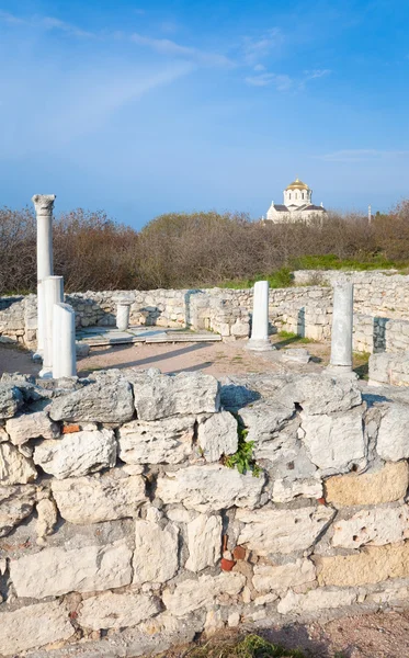 Evening Chersonesos (ancient town) — Stock Photo, Image