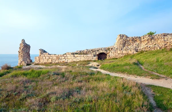 夜のケルソネソスの遺跡 古代の町 セバストポリ攻略戦クリミア ウクライナ — ストック写真