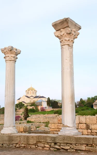 Soirée Chersonesos (ancienne ville ) — Photo
