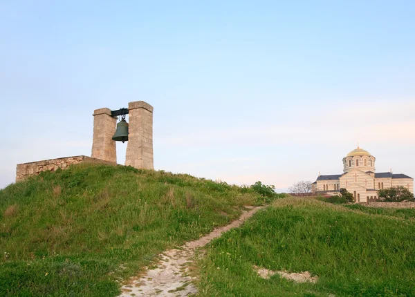 ケルソネソスの遺跡の古代の鐘夜 — ストック写真
