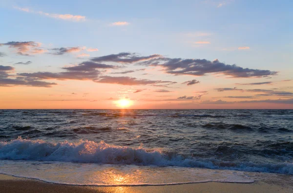 Sea sunset surf wave — Stock Photo, Image