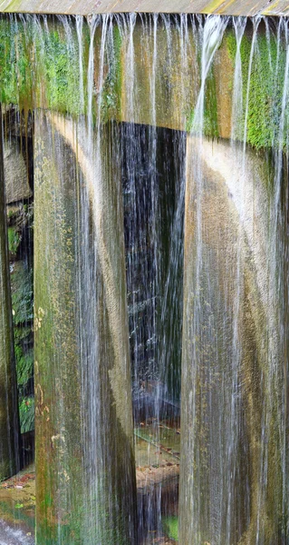Chuva Varanda Com Pilares Degraus Composição Cachoeira Parque Cidade Velha — Fotografia de Stock