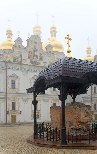 Kyjevo-pecherska lavra widok Kościoła — Zdjęcie stockowe