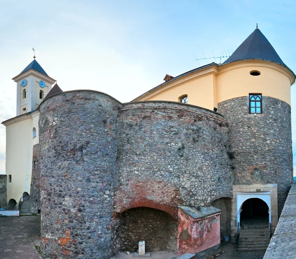 Castelo Histórico Palanok Cidade Mukachevo Região Zakarpattja Ucrânia Construído Século — Fotografia de Stock