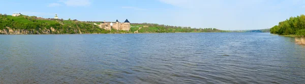 Spring View Khotyn Fortress Dniester Riverside Chernivtsi Oblast Ukraine Construction — Stock Photo, Image