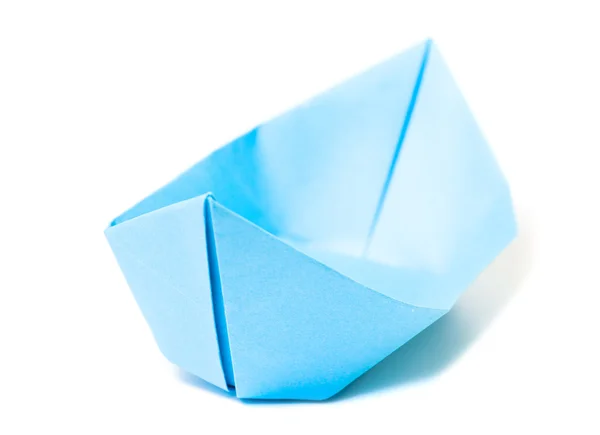 Origami Figur des Bootes — Stockfoto