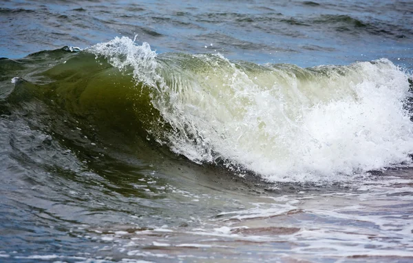 Sea Surf Stor Våg Bryter Kusten — Stockfoto