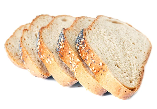 Rebanadas de pan de trigo — Foto de Stock
