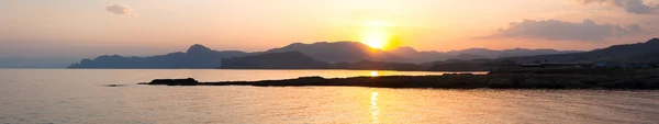 stock image Summer sunset coastline