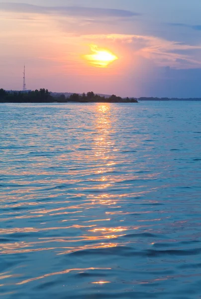 stock image River sunset view.