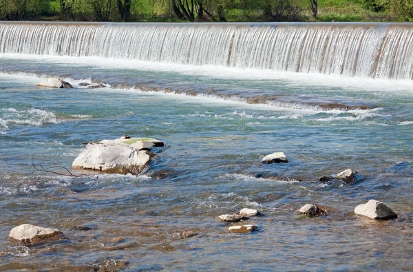 Flodens vattenyta — Stockfoto