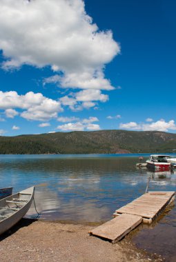 Dock, Paulina Lake clipart