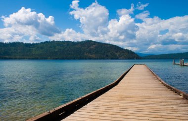 Dock, Priest Lake clipart