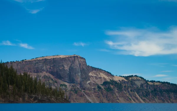Utsikt Över Kratern Sjön Från Insidan — Stockfoto