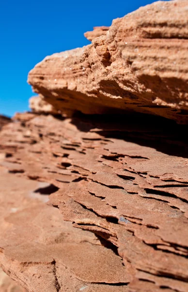Formações Rochosas Com Brilhos Brilhantes Utah Feitas Areia — Fotografia de Stock
