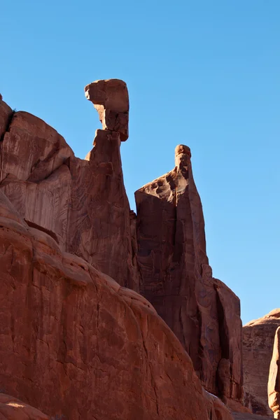 Formazioni Rocciose Naturali Molto Grandi Nello Utah Archi Parco Nazionale — Foto Stock