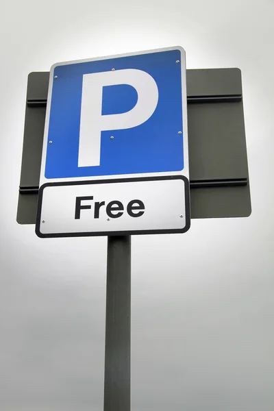 Estacionamento gratuito — Fotografia de Stock