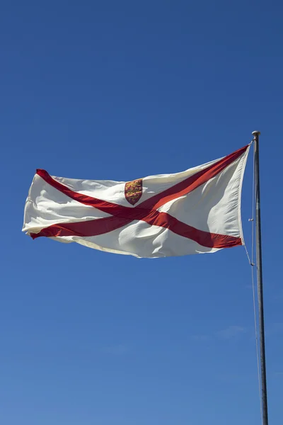 Bandeira de Jersey — Fotografia de Stock