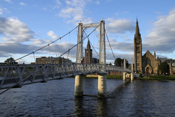 Most přes ness v inverness, Skotsko — Stock fotografie