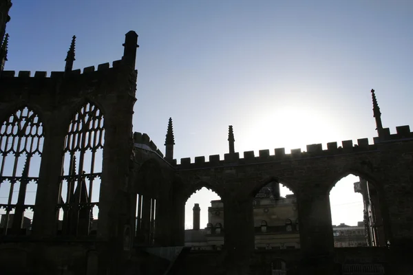 Tuhoutunut Coventryn katedraali — kuvapankkivalokuva