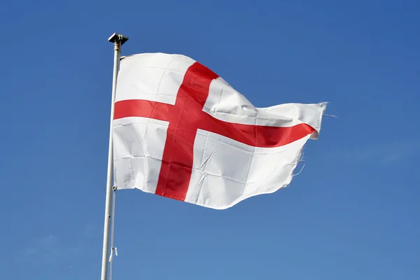 Açık gökyüzü İngiltere bayrağı — Stok fotoğraf