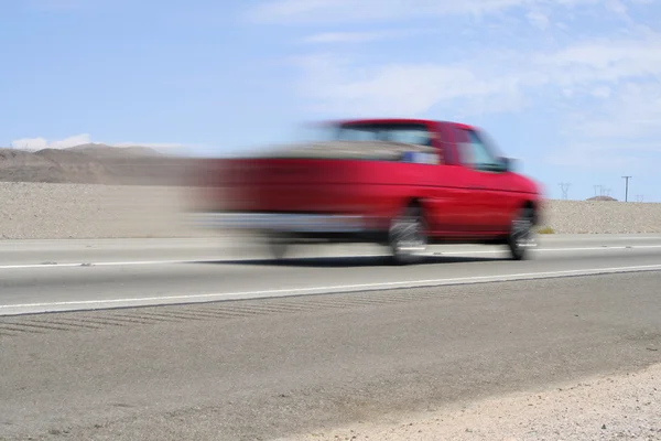 Speeding car — Stock Photo, Image