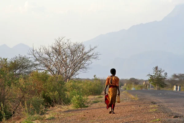 Camino africano — Foto de Stock