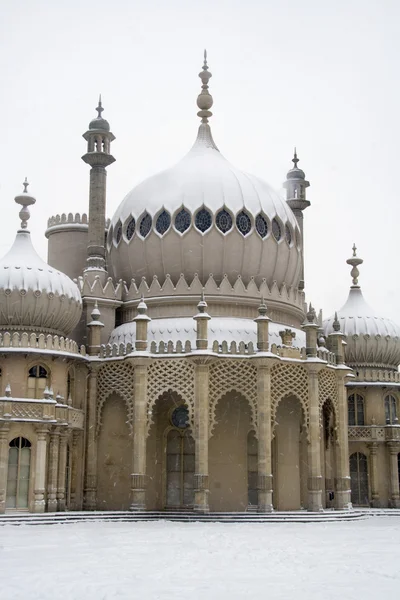 Brighton pavilion v zimě — Stock fotografie