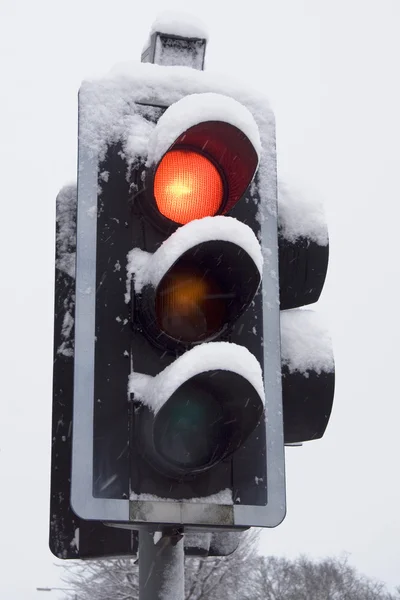 Zastavit (ve sněhu) — Stock fotografie