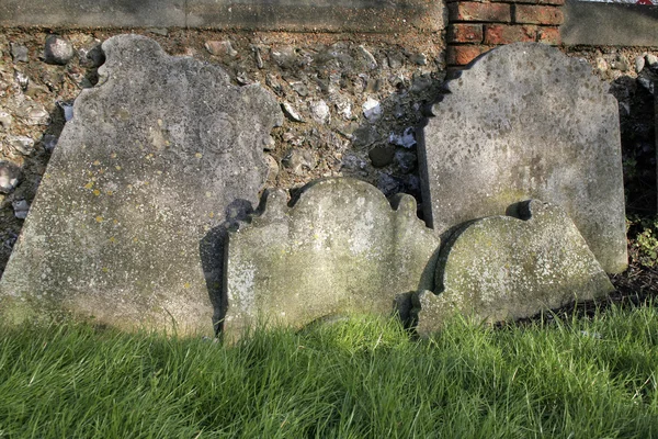 Křivé náhrobky — Stock fotografie