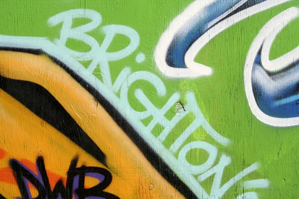 Super graffiti brighton — Zdjęcie stockowe