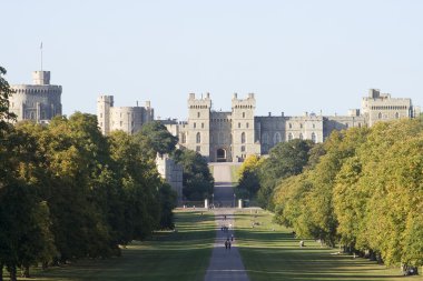 View of Windsor Castle clipart