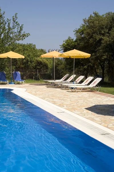 Piscina blu — Foto Stock