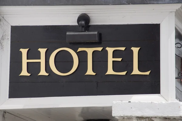 Знак отеля — стоковое фото
