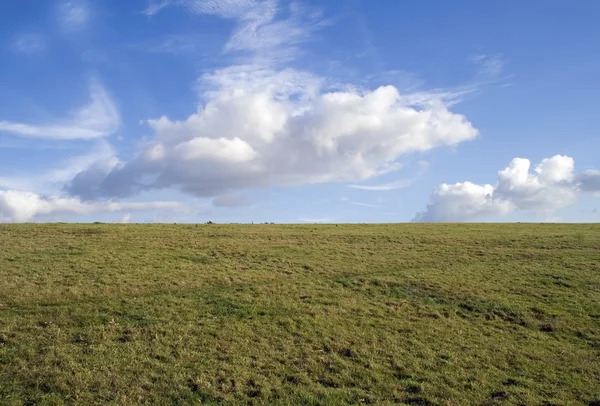 Sky, cloud and field — Stock Photo, Image