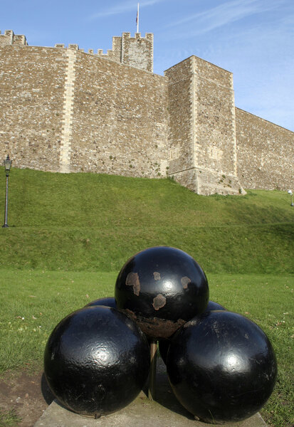 Cannonballs and castle