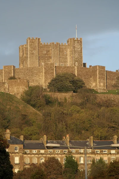 Castelo de Dover ao pôr do sol — Fotografia de Stock