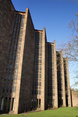 Güneş ışığında yeni coventry cathedral