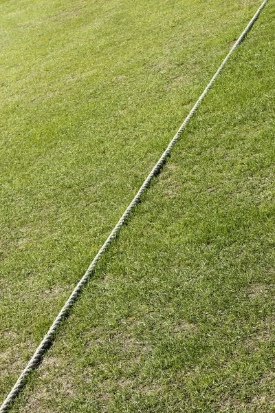 Cricket boundary rope — Stock Photo, Image