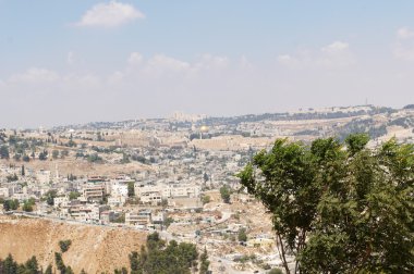 Kudüs'ün görünümü. İsrail.